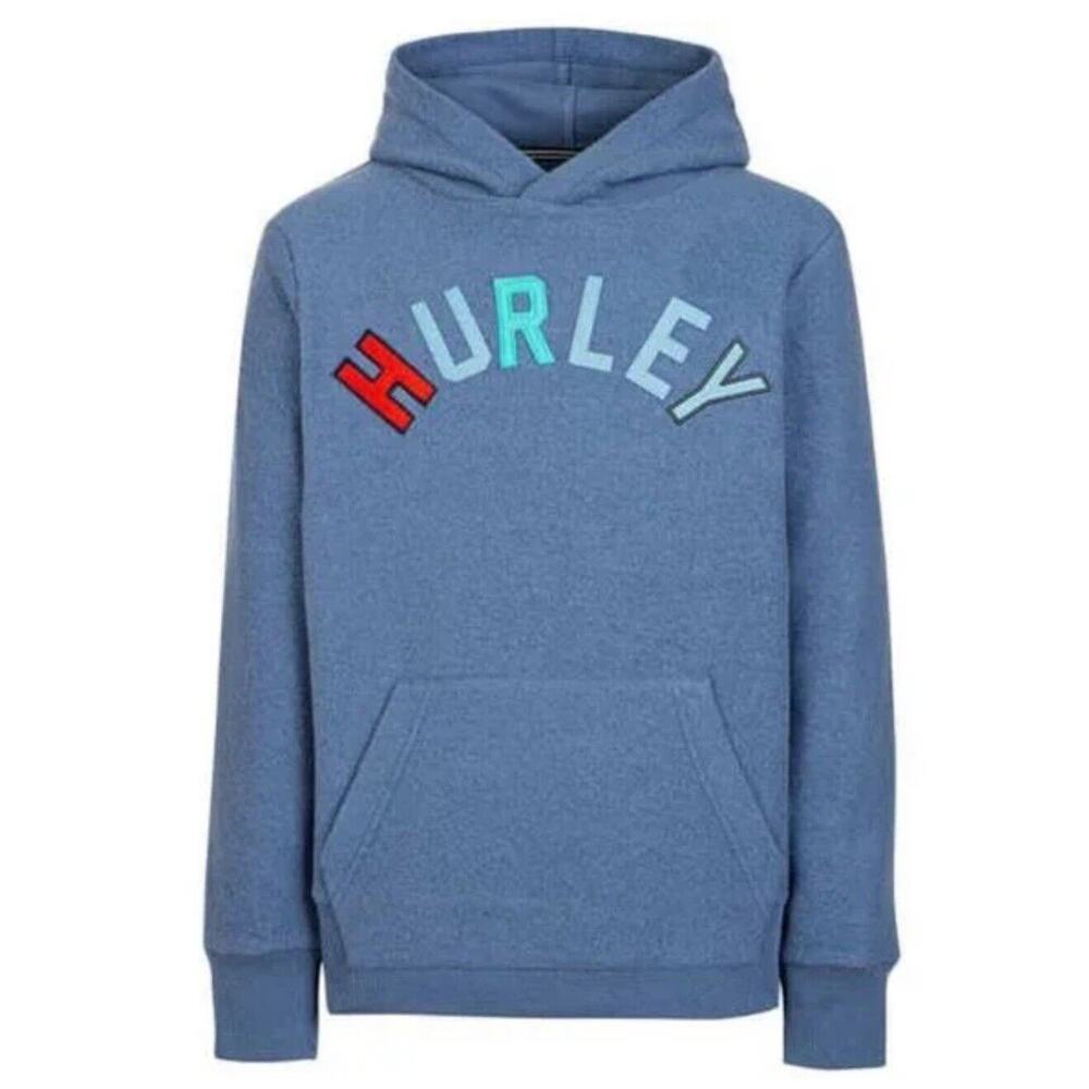 Hurley Boy's Size 4 Fleece Lined Pullover Hoodie Sweatshirt 100% Cotton